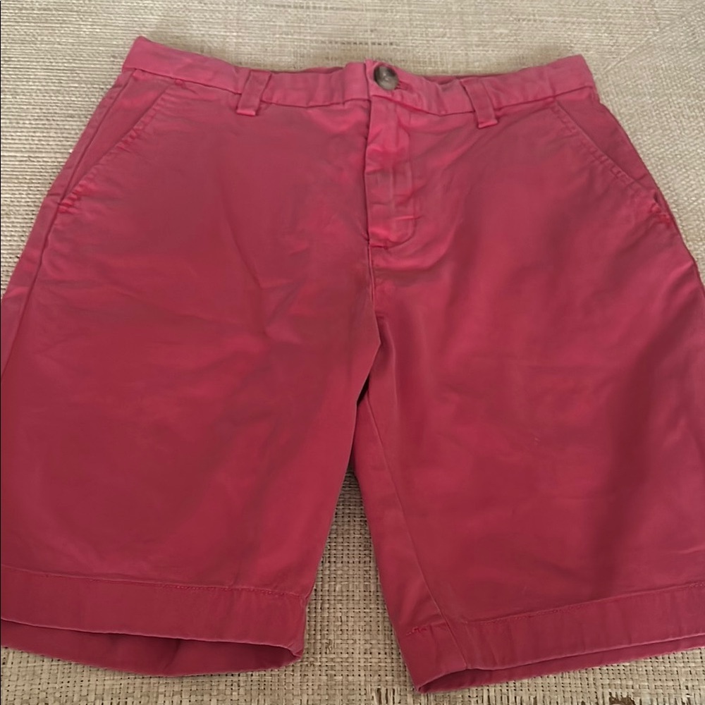 Boys Vineyard Vines Red Chino Shorts sz 12
